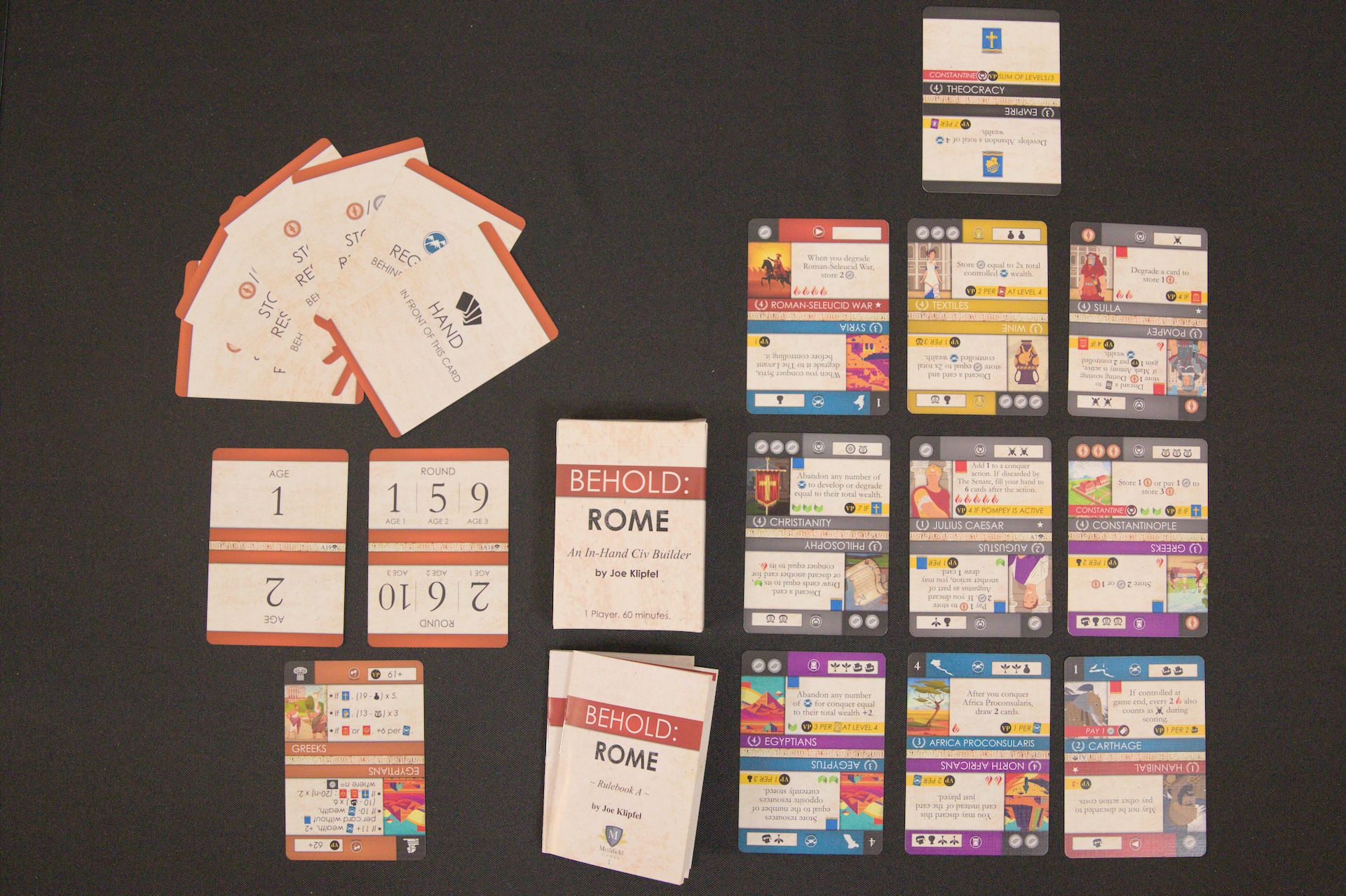 Behold: Rome card components