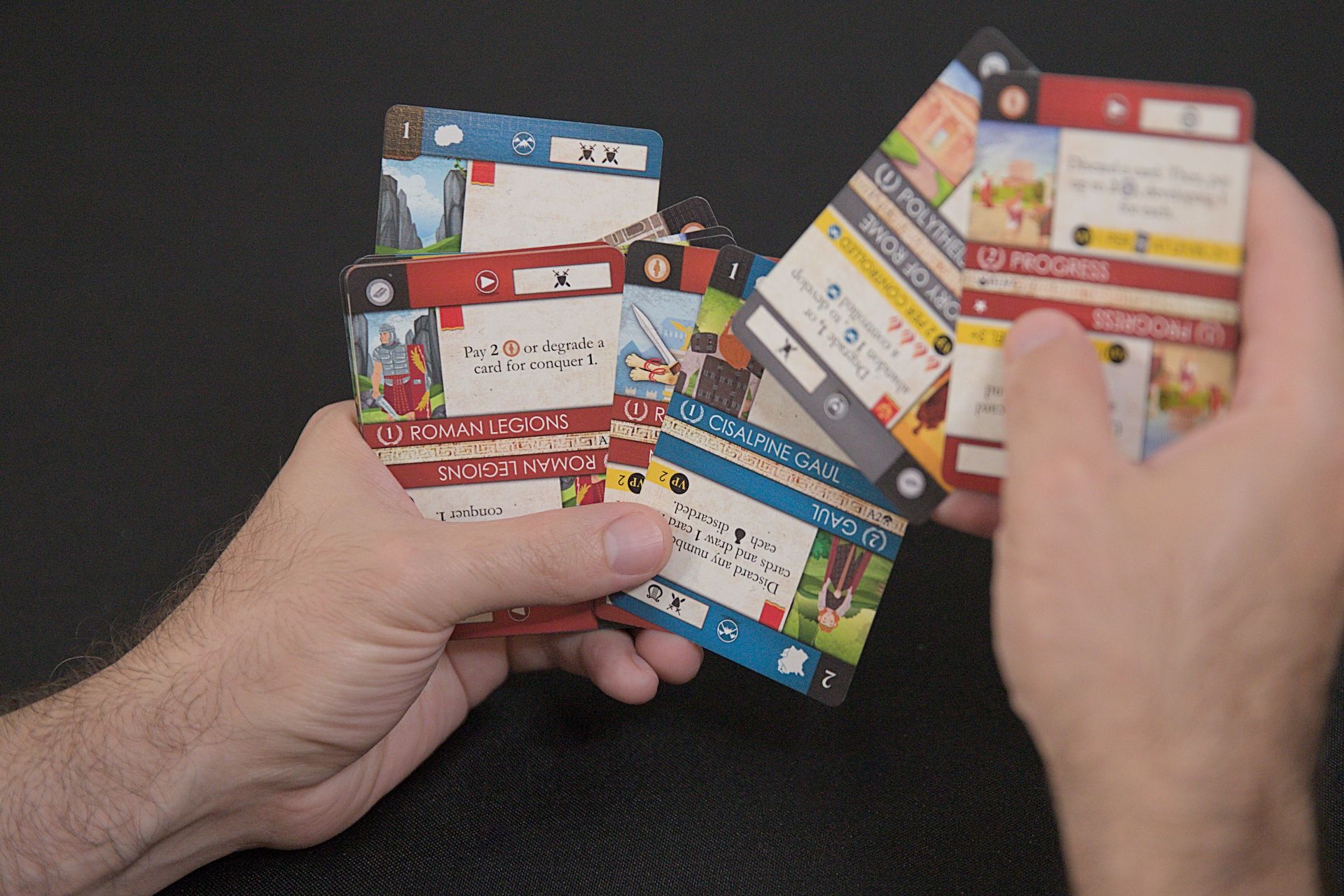 Behold Rome game in hand.