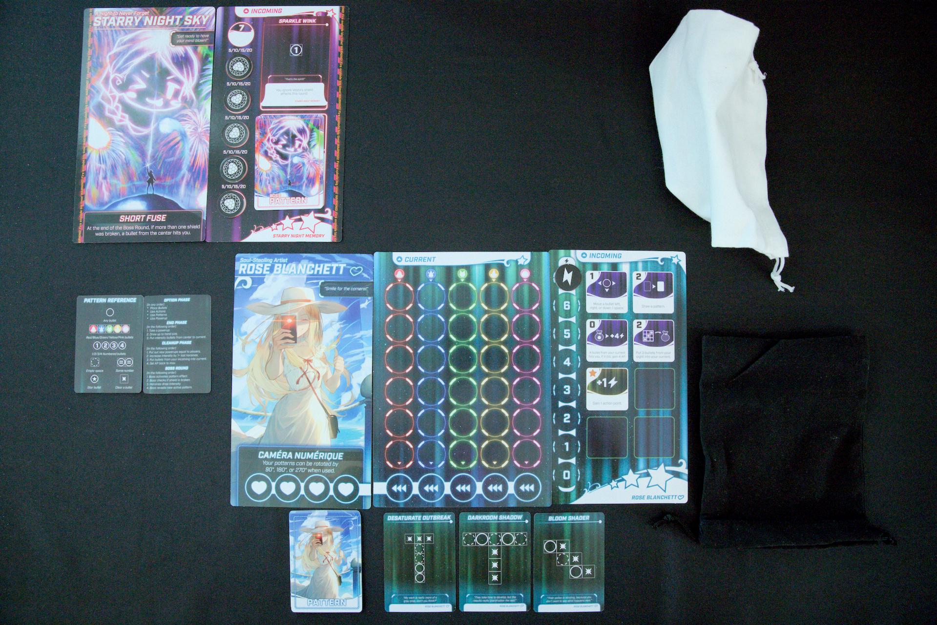 Bullet Star boss battle game layout