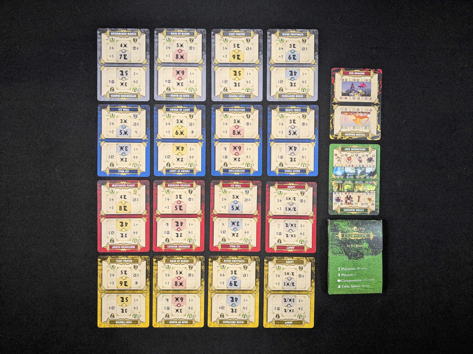 All 18 cards in Dragons of Etchinstone