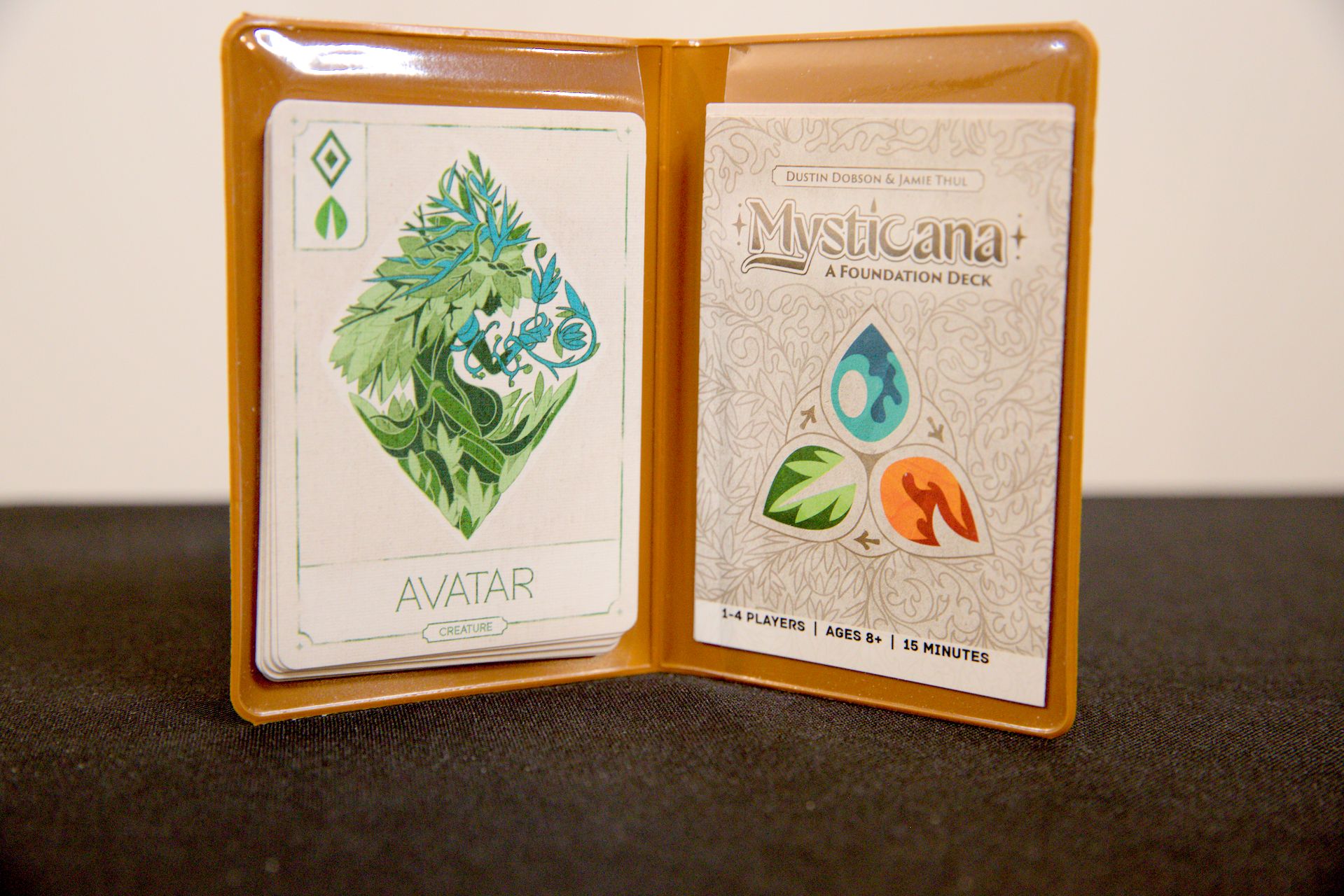 Mysticana wallet standing
