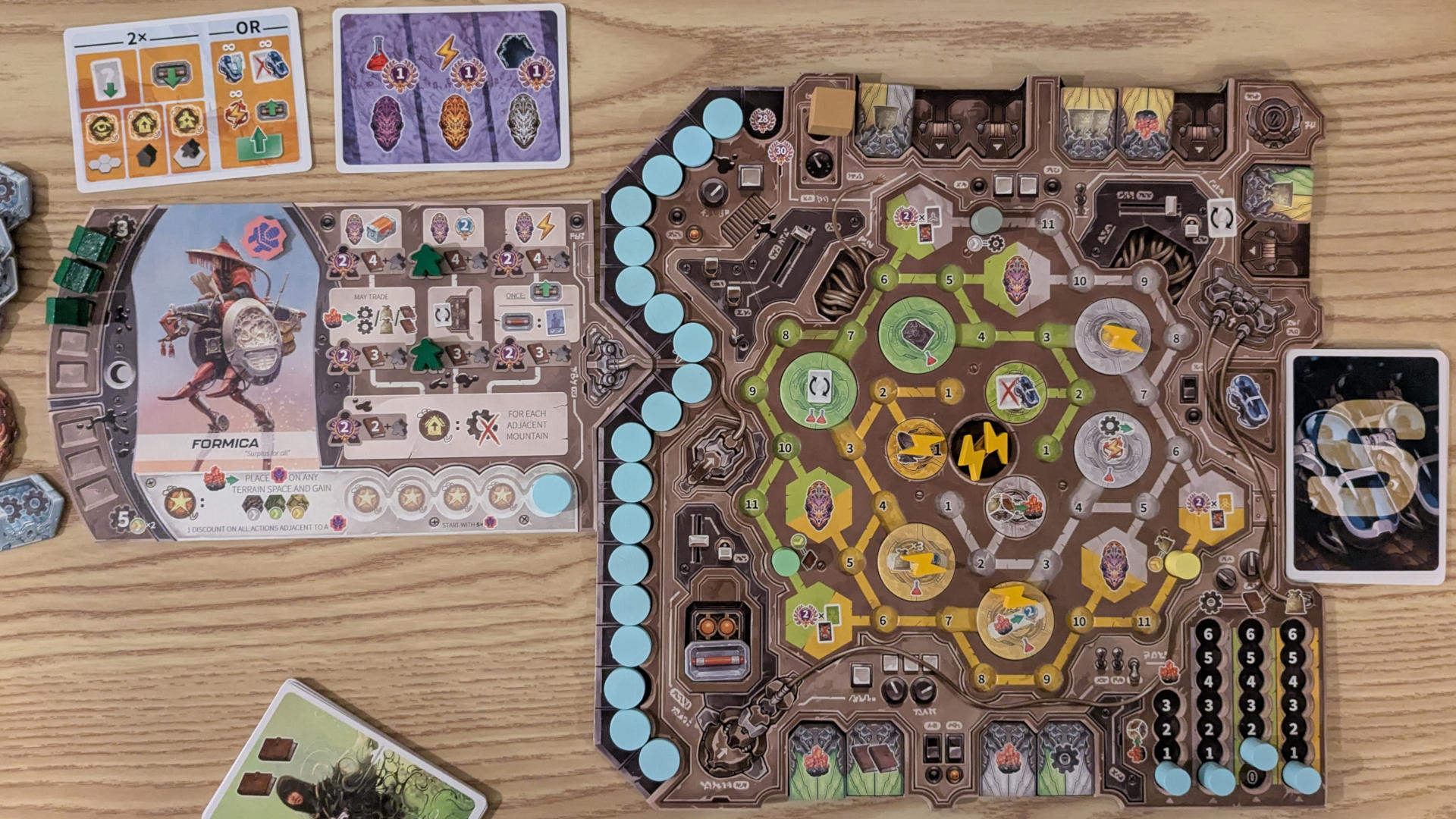 Revive player area at game end.