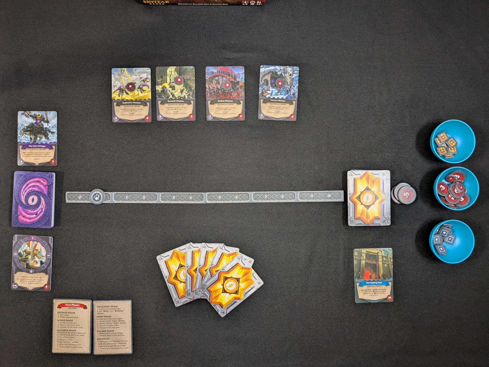 Skytear Horde table layout