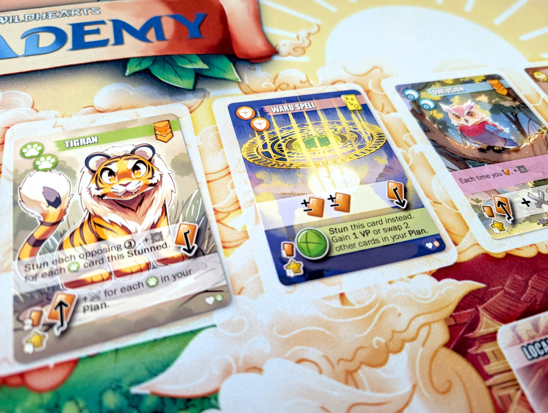 Wildhearts Academy card art - Tigran and Owlusion